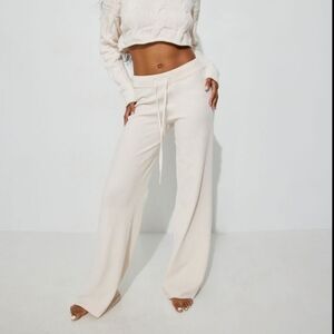 Garage Cream Straight Leg Pants